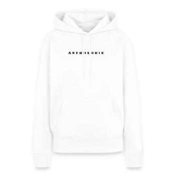 Astrologie Schriftzug - Frauen Premium Bio Hoodie - Weiß - Vorne - Julia (174cm)