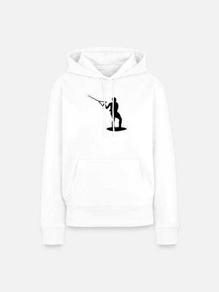 Wakeboarding - Frauen Premium Bio Hoodie - Weiß