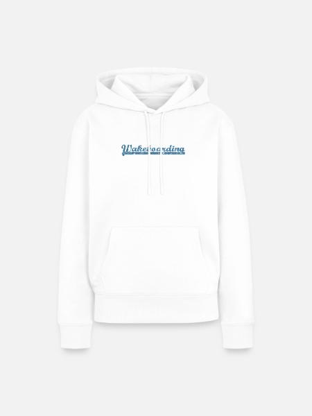 Wakeboarding - Frauen Premium Bio Hoodie - Weiß