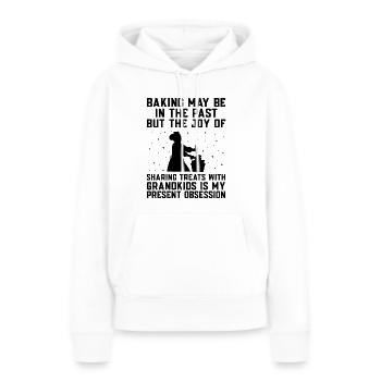 Bäckerei Rentner Rentner Rentner Bäcker Pas - Frauen Premium Bio Hoodie - Weiß - Vorne - Julia (174cm)