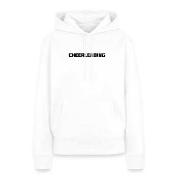 Cheerleading - Sweat à capuche Premium bio Femme - blanc - Devant - Julia (174cm)