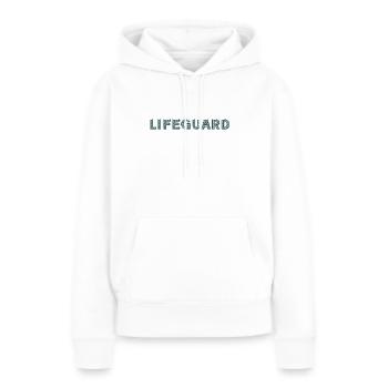 Lifeguard Rettungsschwimmer - Frauen Premium Bio Hoodie - Weiß - Vorne - Julia (174cm)