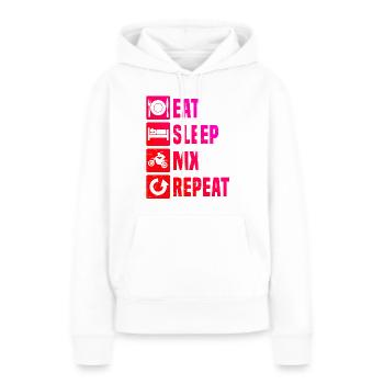 Freestyle Motocross Motocross Dirt Bike Femmes - Sweat à capuche Premium bio Femme - blanc - Devant - Julia (174cm)