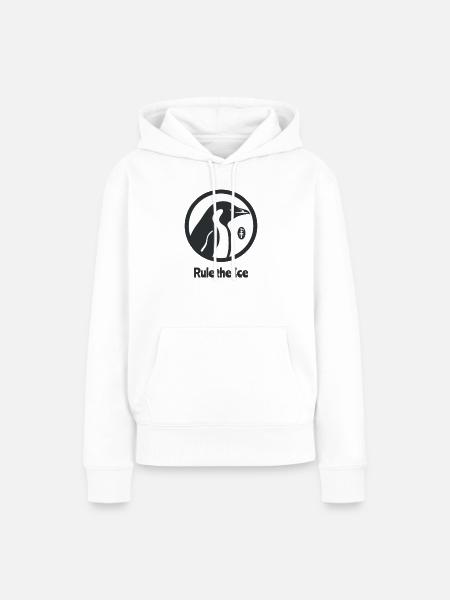 Beherrsche das Eis, ein Pinguin - Frauen Premium Bio Hoodie - Weiß