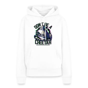 Jeux vidéo Cheetaah Esport Gaming Nerd Gamer - Sweat à capuche Premium bio Femme - blanc - Devant - Julia (174cm)