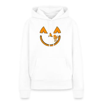 MTB Mountainbike Fahrrad BMX Halloween - Frauen Premium Bio Hoodie - Weiß - Vorne - Julia (174cm)