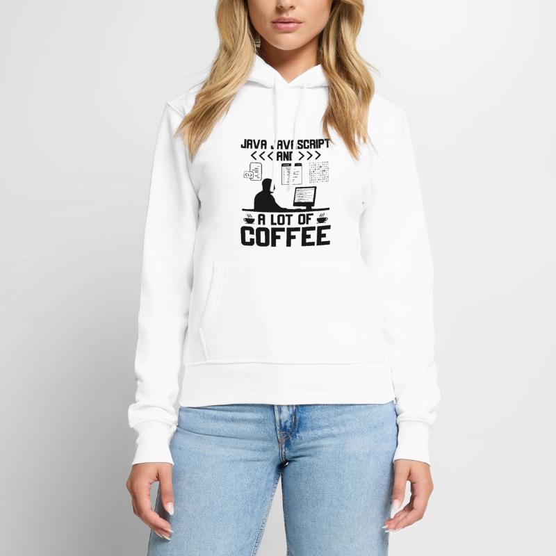 Kaffee-Codierung Programmierer Programmierer Entwickler Nerd Coff Frauen Premium Bio Hoodie