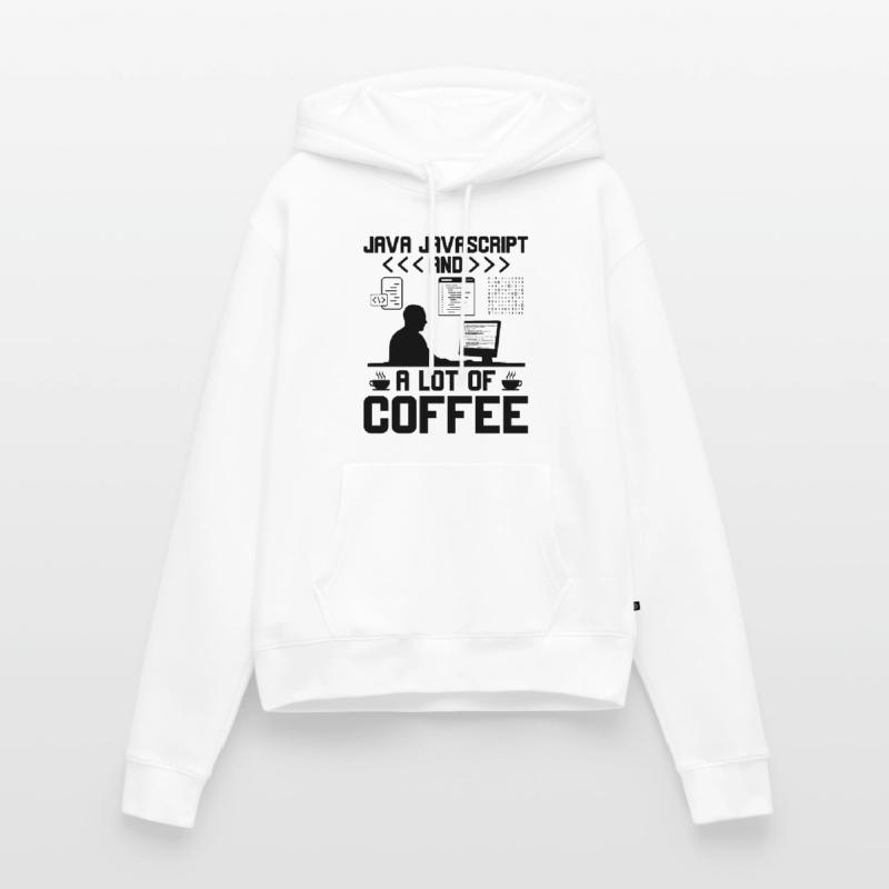 Café Codage Programmeur Codeur Développeur Nerd Coff Sweat à capuche Premium bio Femme