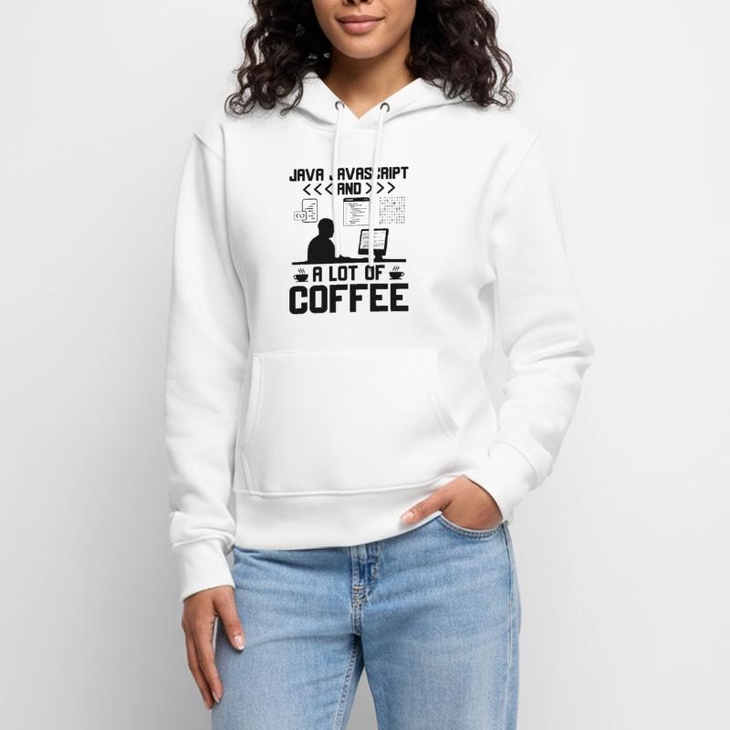 Kaffee-Codierung Programmierer Programmierer Entwickler Nerd Coff Frauen Premium Bio Hoodie