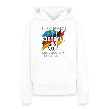 EUROPE AWAKE FOOTBALL CELEBRATION IN GERMANY - Frauen Premium Bio Hoodie - Weiß - Vorne - Julia (174cm)