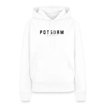 Potsdam Meine Stadt - Frauen Premium Bio Hoodie - Weiß - Vorne - Julia (174cm)