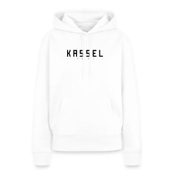 Kassel Meine Stadt - Frauen Premium Bio Hoodie - Weiß - Vorne - Julia (174cm)