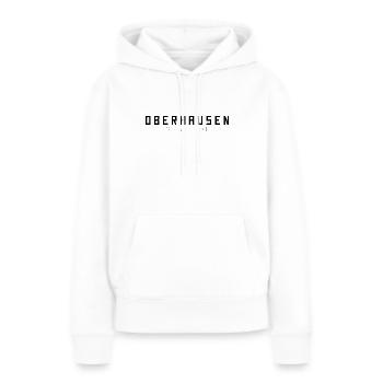 Oberhausen Meine Stadt - Frauen Premium Bio Hoodie - Weiß - Vorne - Julia (174cm)