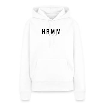 Hamm Meine Stadt - Frauen Premium Bio Hoodie - Weiß - Vorne - Julia (174cm)