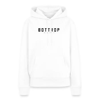 Bottrop Ma ville - Sweat à capuche Premium bio Femme - blanc - Devant - Julia (174cm)