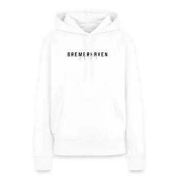 Bremerhaven Meine Stadt - Frauen Premium Bio Hoodie - Weiß - Vorne - Julia (174cm)