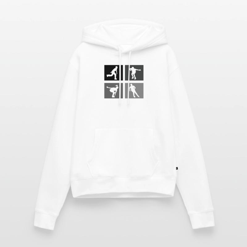 Rollers Rollers Rollers Rollers Sweat à capuche Premium bio Femme