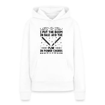 Musician Songwriter Singer Musician Music Music Pr - Women’s Premium Organic Hoodie - white - Front - Julia (174cm)