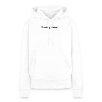 Bowling - Bowling champ - Frauen Premium Bio Hoodie - Weiß - Vorne - Julia (174cm)
