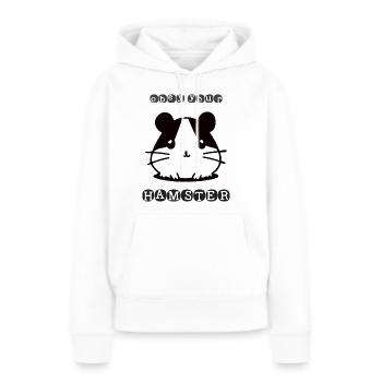 Obey your Hamster - Frauen Premium Bio Hoodie - Weiß - Vorne - Julia (174cm)
