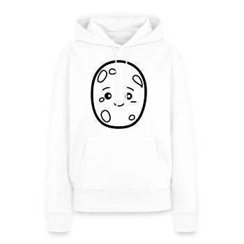 Kartoffel - Frauen Premium Bio Hoodie - Weiß - Vorne - Julia (174cm)