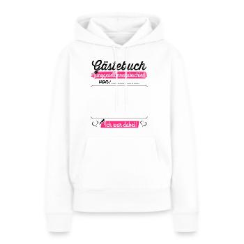 Braut T-Shirt JGA Frauen Junggesellinnenabschied - Frauen Premium Bio Hoodie - Weiß - Vorne - Julia (174cm)