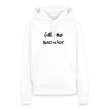 Baccalauréat 2025 Graduation Graduation - Sweat à capuche Premium bio Femme - blanc - Devant - Julia (174cm)