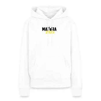 Matura 2025 Maturareise Maturafeier Maturant - Frauen Premium Bio Hoodie - Weiß - Vorne - Julia (174cm)
