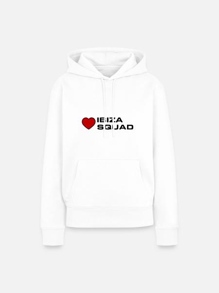 Ibiza Squad - Frauen Premium Bio Hoodie - Weiß