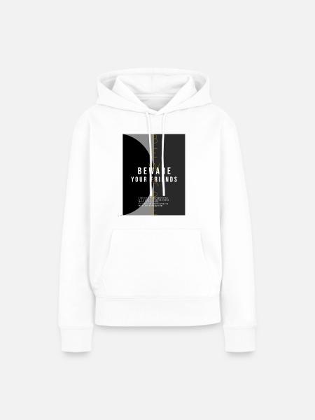 FRIEND - Frauen Premium Bio Hoodie - Weiß