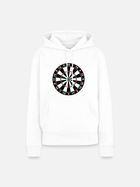 Target for darts - Women’s Premium Organic Hoodie - white