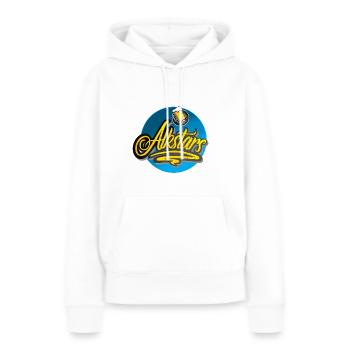 Alkstars Party Crew Sauftour - Frauen Premium Bio Hoodie - Weiß - Vorne - Julia (174cm)