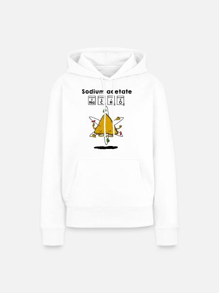 Nacho - Frauen Premium Bio Hoodie - Weiß