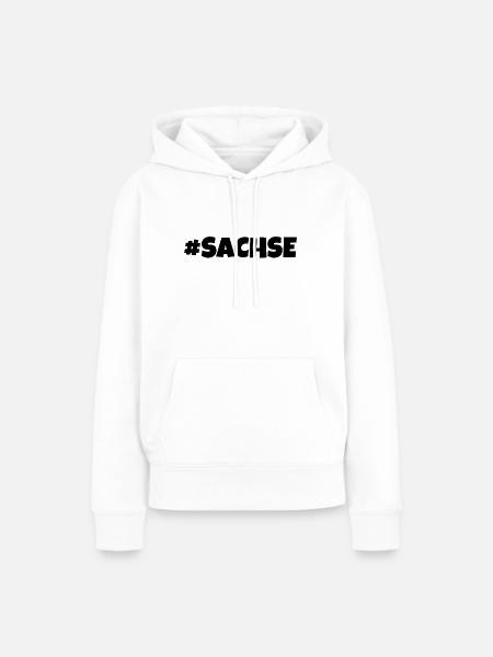 Sachsen meine Heimat - Frauen Premium Bio Hoodie - Weiß