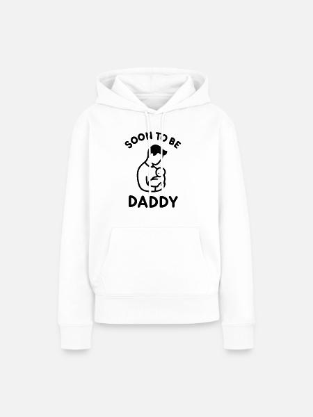 Bald Papa - Frauen Premium Bio Hoodie - Weiß