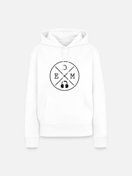 EDM Electro Festival - Frauen Premium Bio Hoodie - Weiß