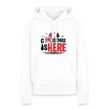 Human Resources Weihnachtsfeier Abteilungsfeier - Frauen Premium Bio Hoodie - Weiß - Vorne - Julia (174cm)