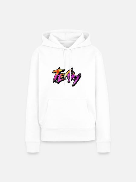Team - Frauen Premium Bio Hoodie - Weiß