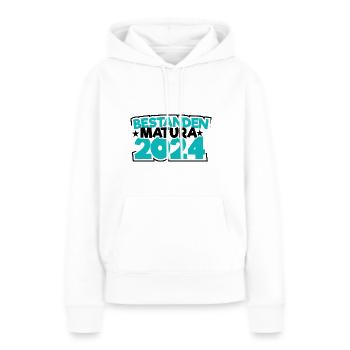 Matura 2024 Maturareise Maturafeier Maturant - Frauen Premium Bio Hoodie - Weiß - Vorne - Julia (174cm)
