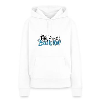 Baccalauréat Réussi Graduation Doctorat Graduation - Sweat à capuche Premium bio Femme - blanc - Devant - Julia (174cm)