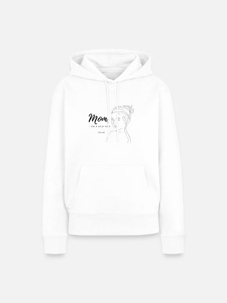 quotes cher - Frauen Premium Bio Hoodie - Weiß