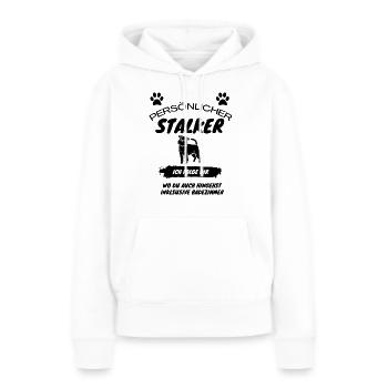 persönlicher stalker zwerggriffon - Frauen Premium Bio Hoodie - Weiß - Vorne - Julia (174cm)
