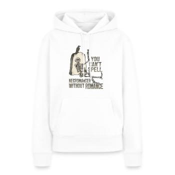 Untote Romantik Nekromant Skelett Gothic Satanist - Frauen Premium Bio Hoodie - Weiß - Vorne - Julia (174cm)