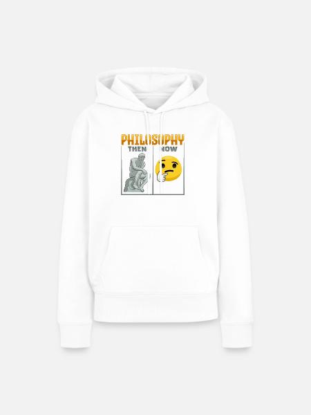 Philosophisches Design für einen Philosophen - Frauen Premium Bio Hoodie - Weiß