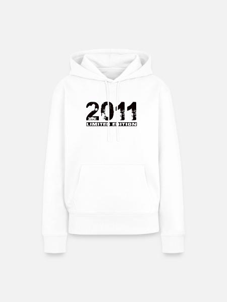 Limited Edition 2011 - Frauen Premium Bio Hoodie - Weiß