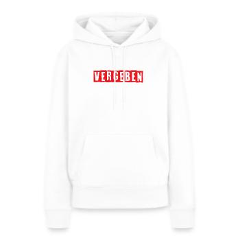 Vergeben - Frauen Premium Bio Hoodie - Weiß - Vorne - Julia (174cm)
