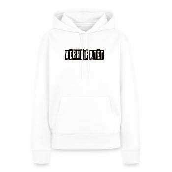 Verheiratet - Frauen Premium Bio Hoodie - Weiß - Vorne - Julia (174cm)