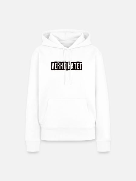 Verheiratet - Frauen Premium Bio Hoodie - Weiß