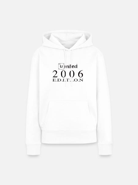 Limited Edition 2006 - Frauen Premium Bio Hoodie - Weiß
