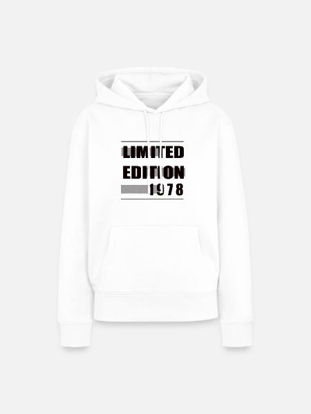 Limited Edition 1978 - Frauen Premium Bio Hoodie - Weiß